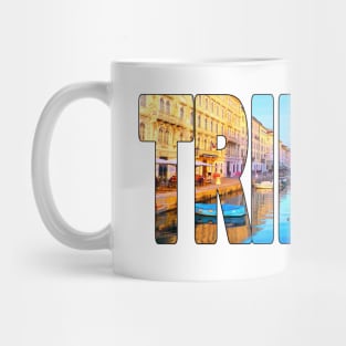 TRIESTE -  Italy Grand Canal Sunset Mug